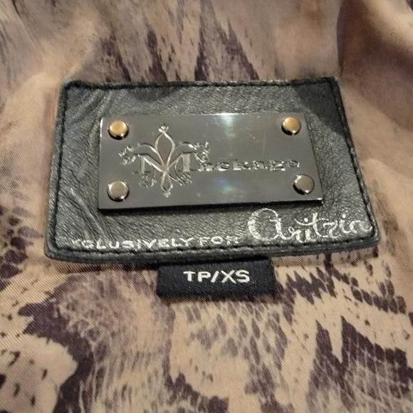 Aritzia Mackage Kenya Moto Leather Jacket, Authentic - Taupe - Picture 7 of 10